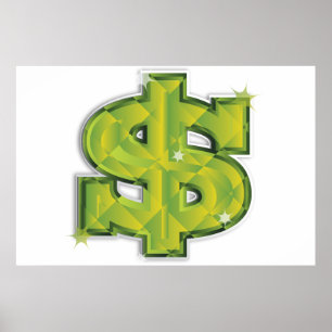 Poster Dollar des États-Unis