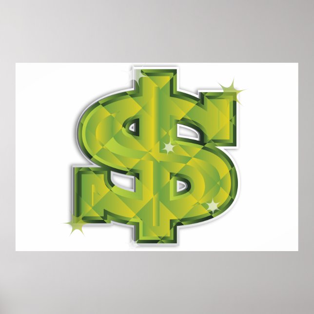 Poster Dollar des États-Unis (Devant)