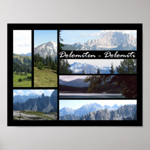 Poster Dolomites
