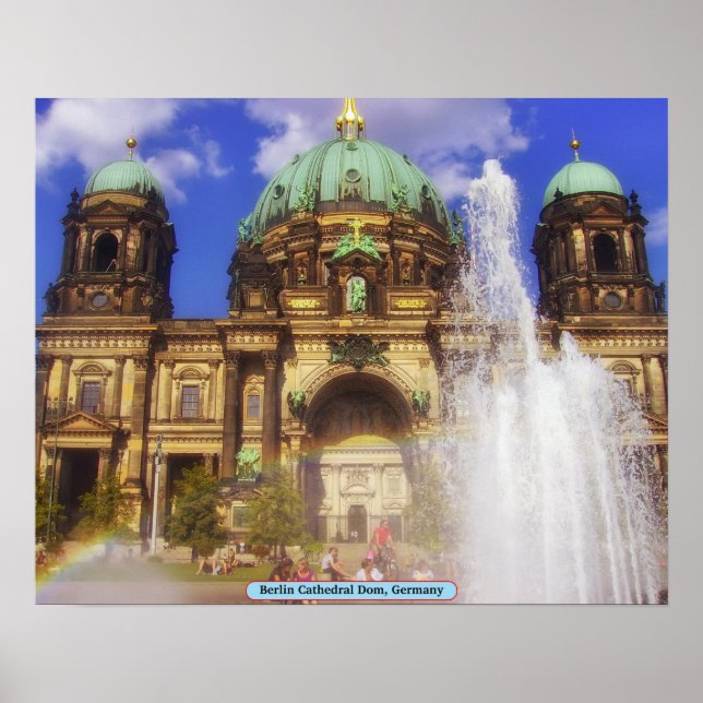 Poster Dom, Cathédrale de Berlin, Allemagne (Devant)