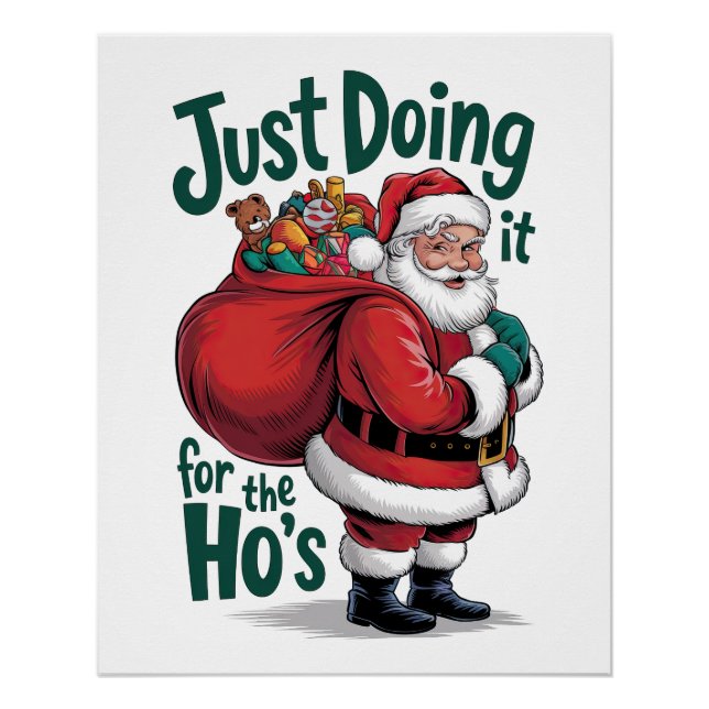 Poster Don de Noël au Père Noël (Devant)