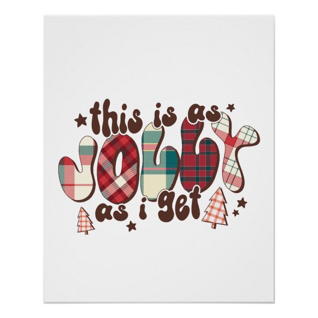 Poster Don de Noël C'est comme Jolly (Devant)