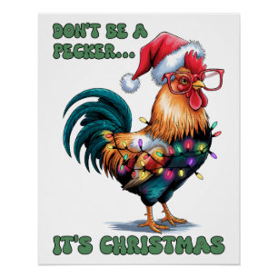 Poster Don De Noël C'Est Un Chritsmans
