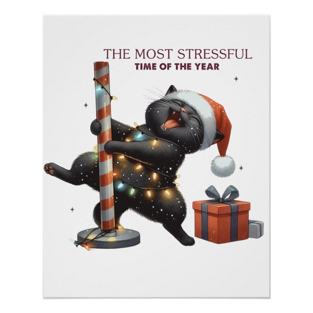 Poster Don De Noël Le Moment Le Plus Stressant De L'Année (Devant)