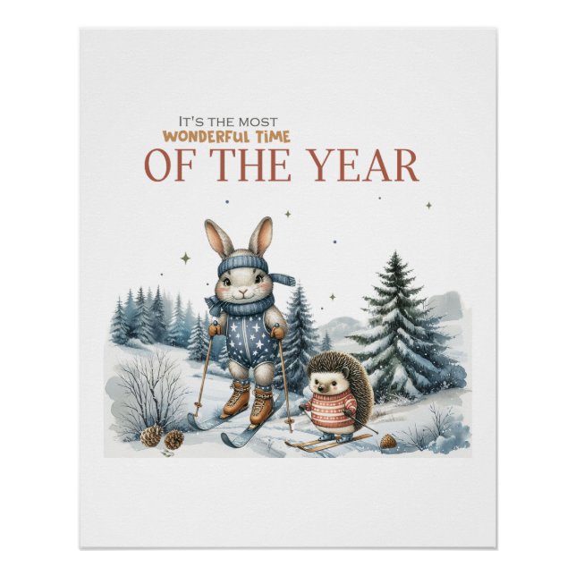 Poster Don De Noël Merveilleux Moment De L'Année (Devant)