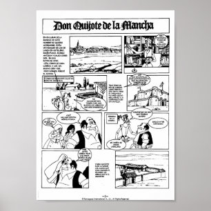 Poster DON QUIJOTE DE LA MANCHA - CÓMIC-Página 01