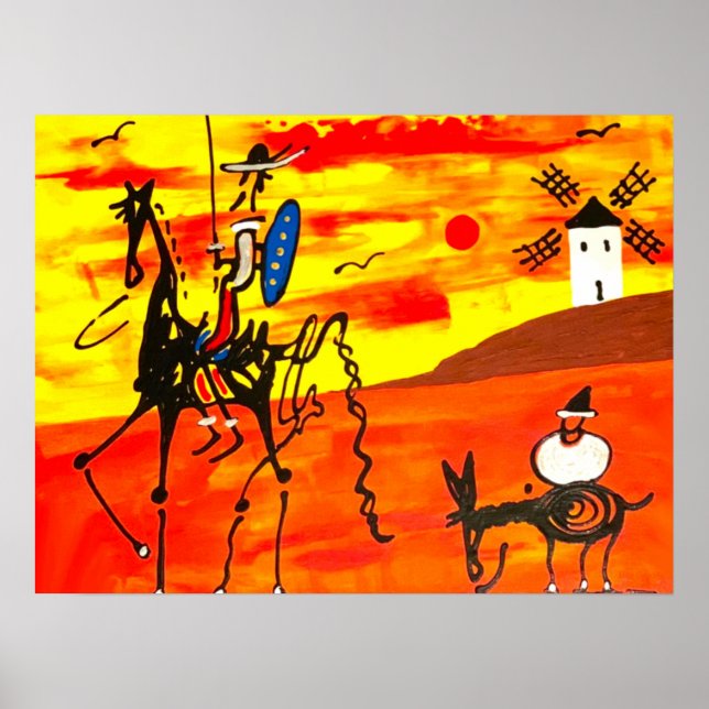 Poster Don Quixote (Devant)