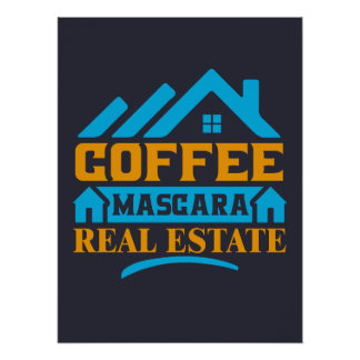 Poster Don Realtor | Coffee Mascara Immobilier