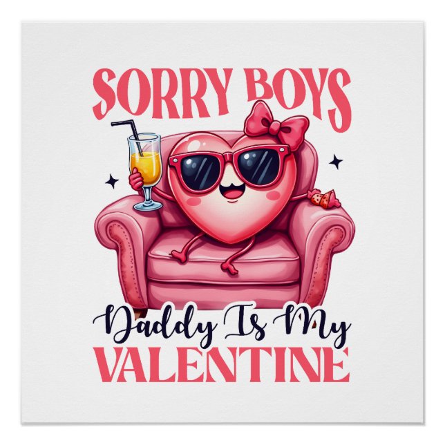 Poster Don Valentine | Papa, c'est ma Saint Valentin (Devant)
