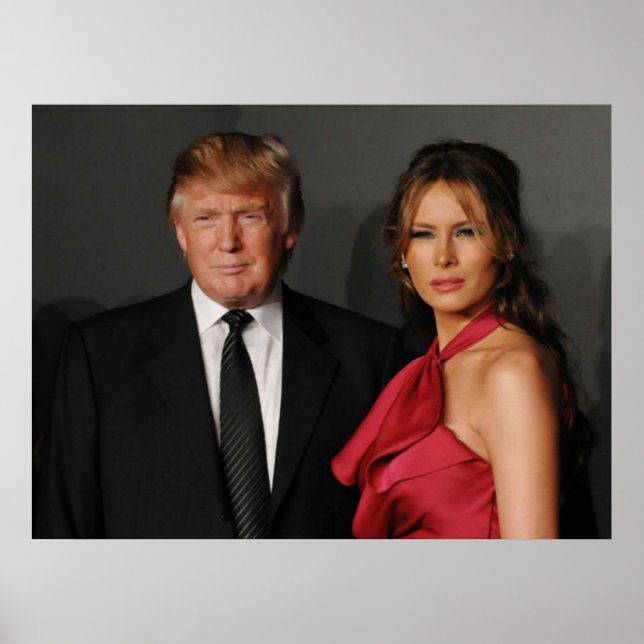 POSTER DONALD & MELANIA TRUMP (Devant)