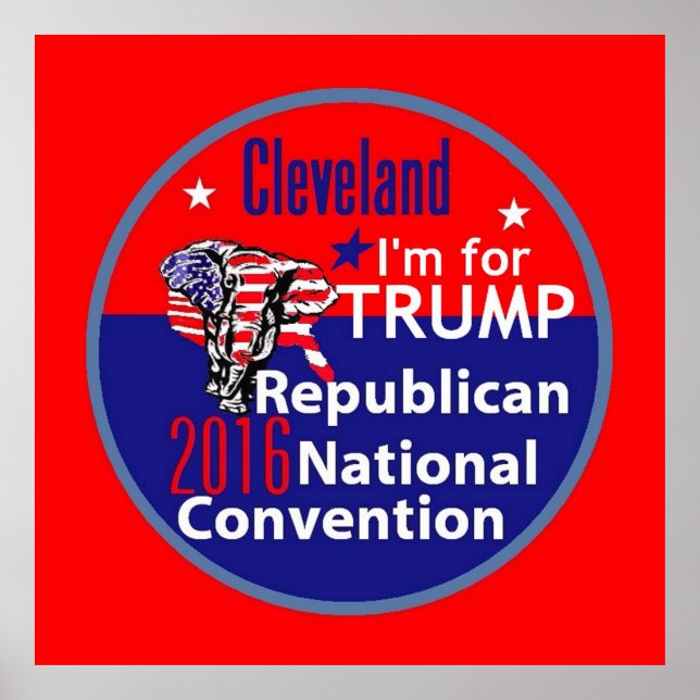 Poster Donald TRUMP 2016 Imprimer (Devant)