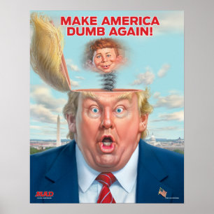 Poster Donald Trump "font à l'Amérique encore" l'affiche
