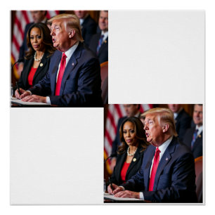 Poster donald trump & kamala harris