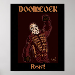 Poster Doomcock Resist