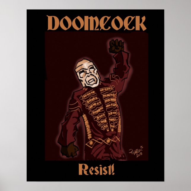 Poster Doomcock Resist (Devant)