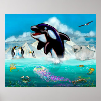 Poster d'Orca et d'Arctique