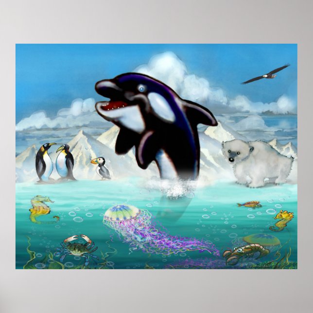 Poster d'Orca et d'Arctique (Devant)