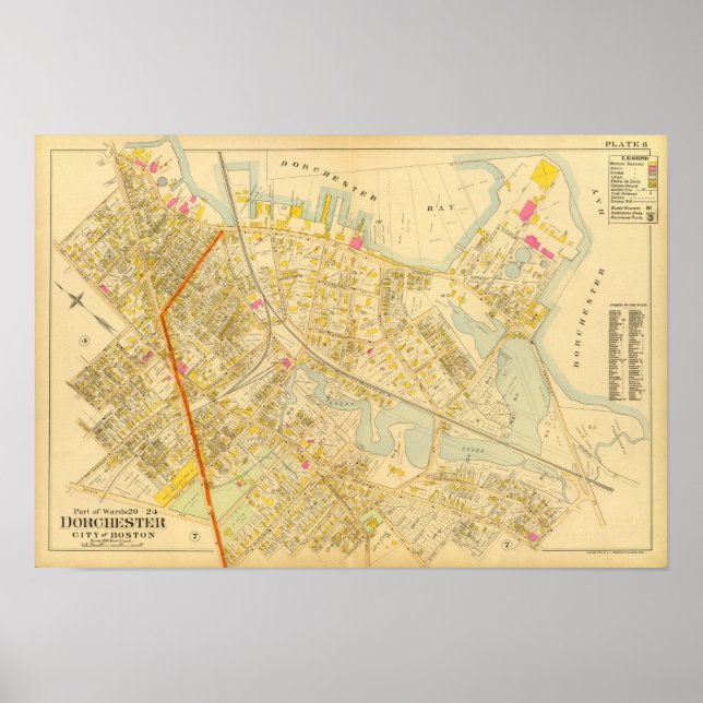 Poster Dorchester, Massachusetts 3 (Devant)