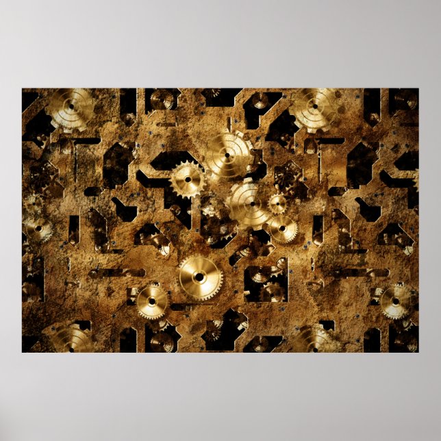 POSTER D'OREILLES STEAMPUNK (Devant)