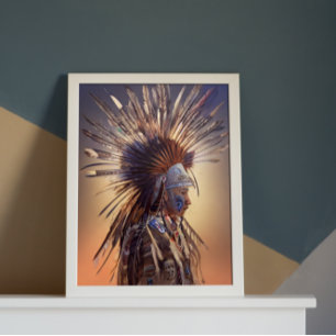 Poster d'origine américaine Ojibwe