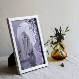 Poster Dormir au clair de lune sur toile