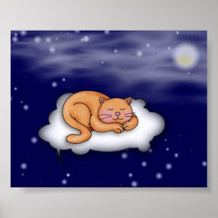 Poster Dormir Kitty