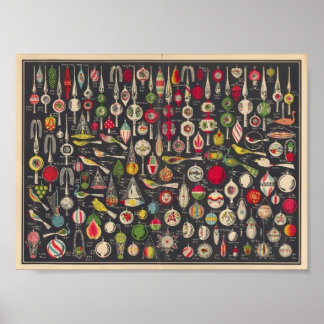 Poster d'ornements allemands anciens