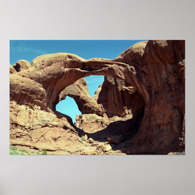 Poster Double Arch Desert Photo (Devant)