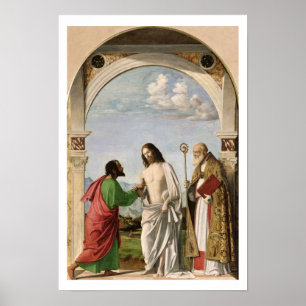 Poster Doubting Thomas with St. Magnus, c.1504-05