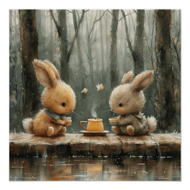 Poster Douce Sérénade de Bunny : Un Peu de Fantaisie Bunn (Devant)