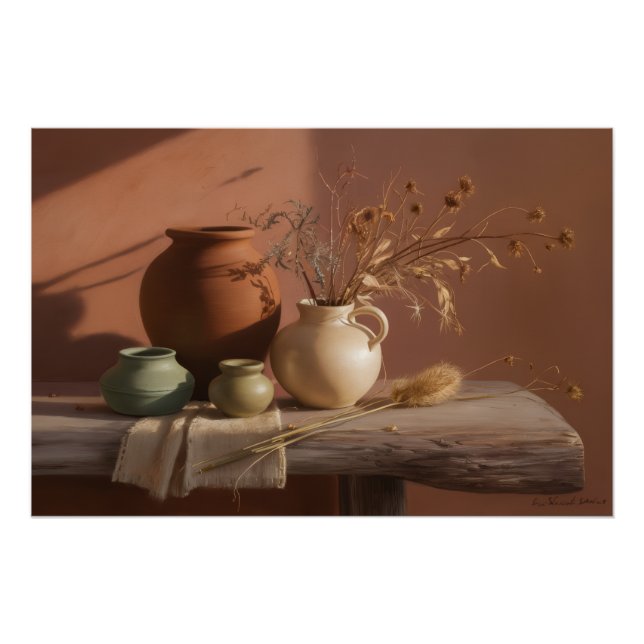 Poster Douceur rustique (Devant)