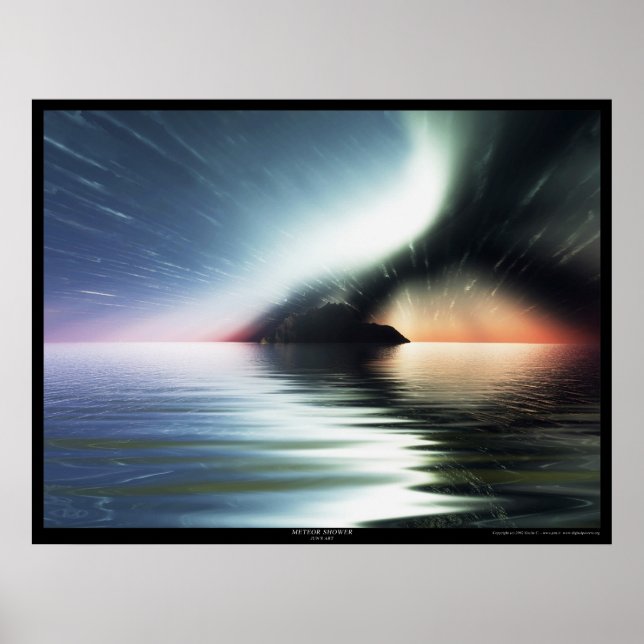 Poster Douche en métal (Devant)