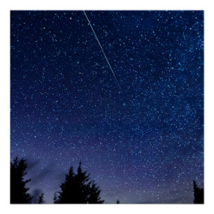 Poster Douche Perseid Meteor