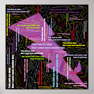 Poster Douleur, la douleur disparaît