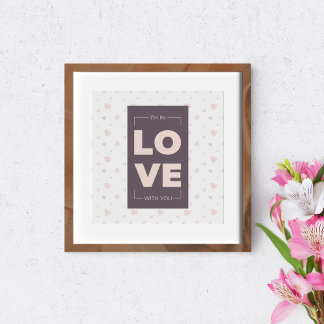 Poster Doux et romantique