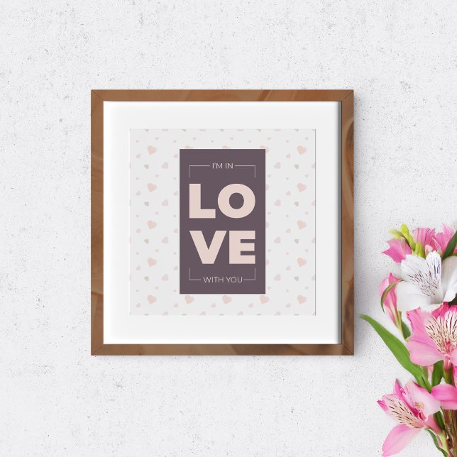 Poster Doux et romantique (Créateur téléchargé)