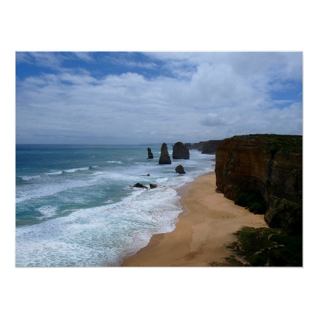 Poster Douze Apôtres Australie - Great Ocean Road (Devant)