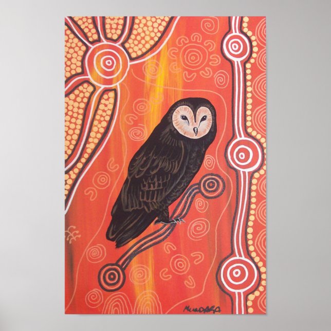 Poster d'Owl Dreaming par Mundara (Devant)