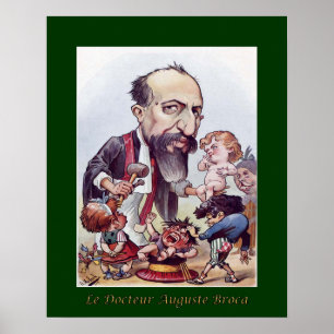 Poster Dr Augustus Broca ~ Pédiatrie/Chirurgie ~ Moloch