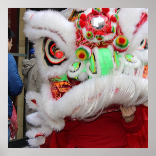 Poster Dragon chinois à Philadelphie (Devant)