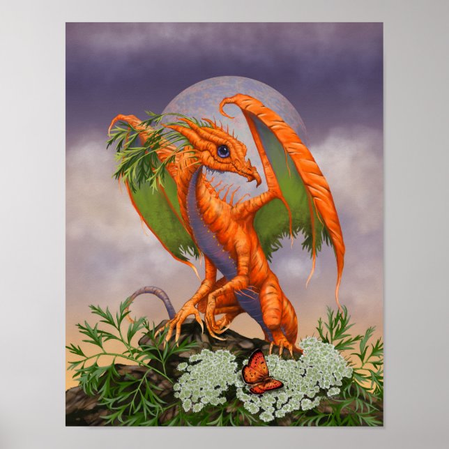 Poster Dragon de carottes 11x14 (4x6 et supérieur) (Devant)