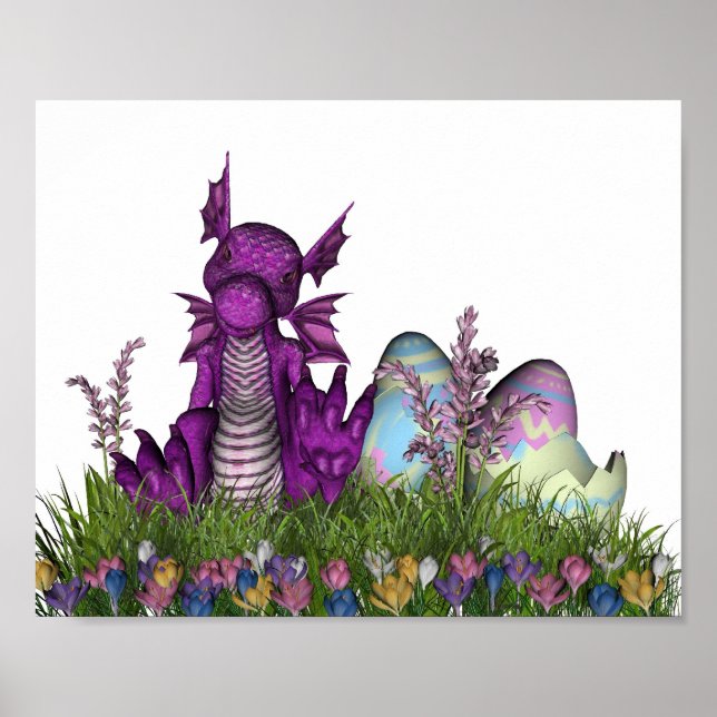 Poster Dragon de Pâques surprise (Devant)
