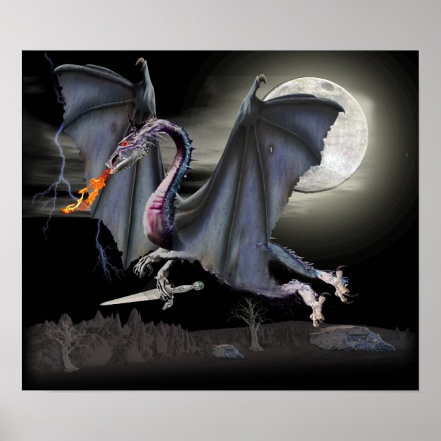 Poster dragon d'Imaginaire (Devant)