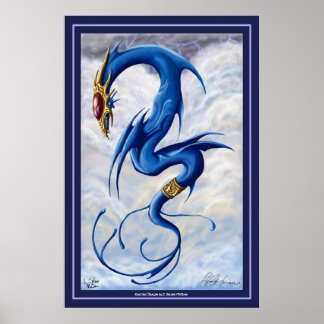 Poster Dragon électrique