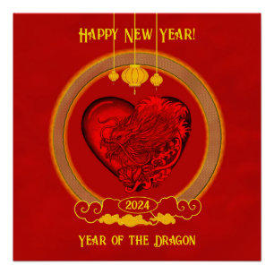 Poster Dragon Heart, Année du Dragon
