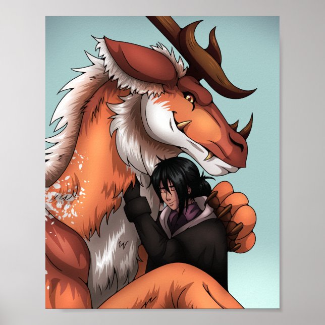 Poster Dragon Hug (Devant)