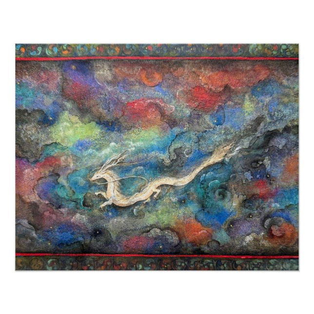 Poster Dragon in the Clouds (Devant)