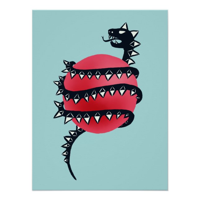 Poster Dragon Snake Goth (Devant)