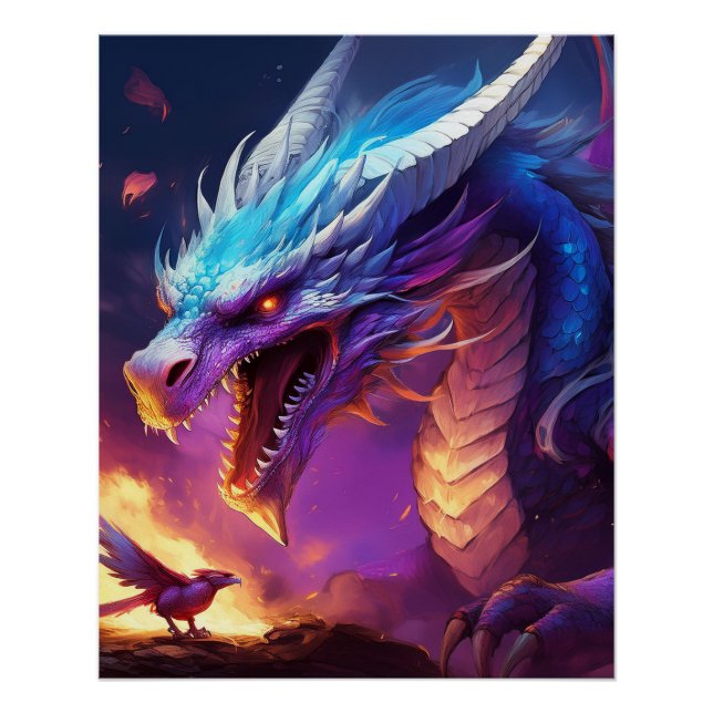 Poster Dragon Vs. Firebird (Devant)