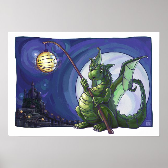 Poster Dragon Watch Art (Devant)